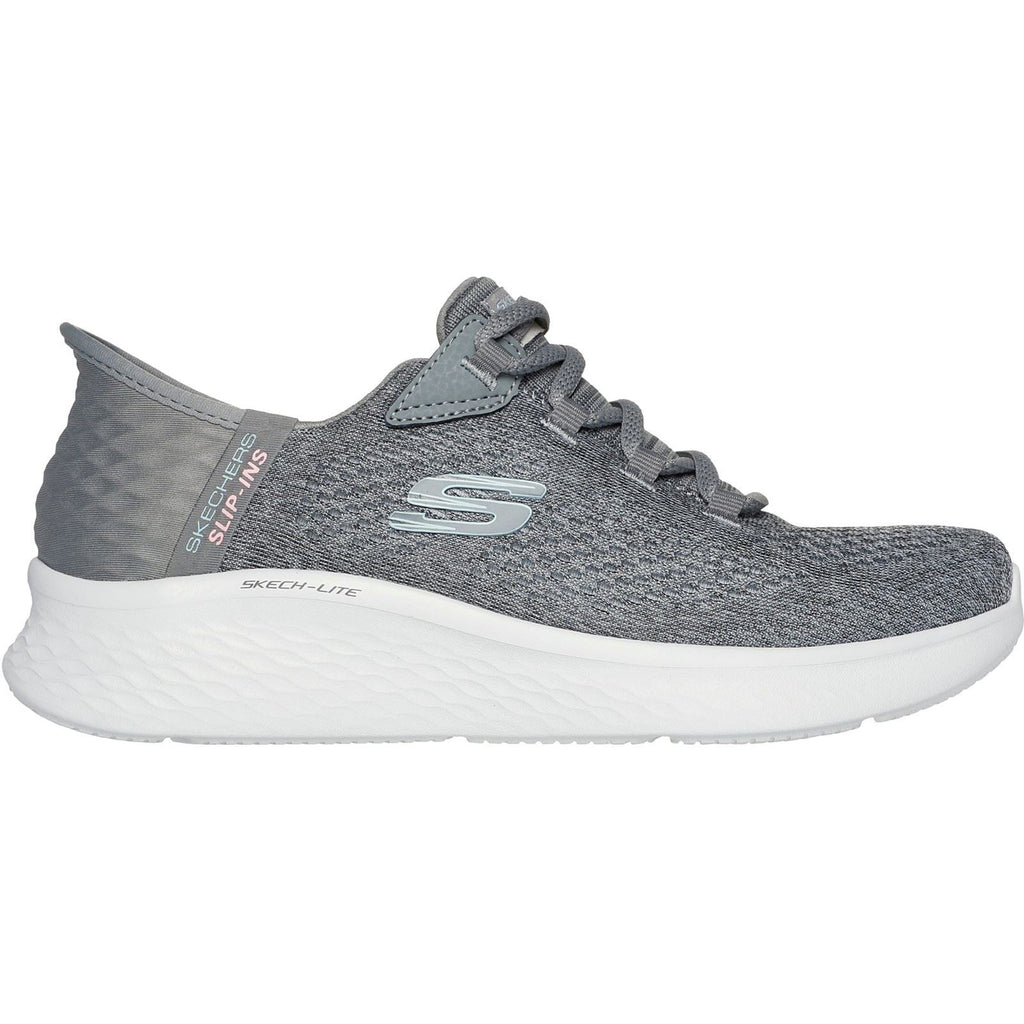 Women's Wide Fit Skechers 150012 Slip-ins Skech Lite Pro Natural Sneakers