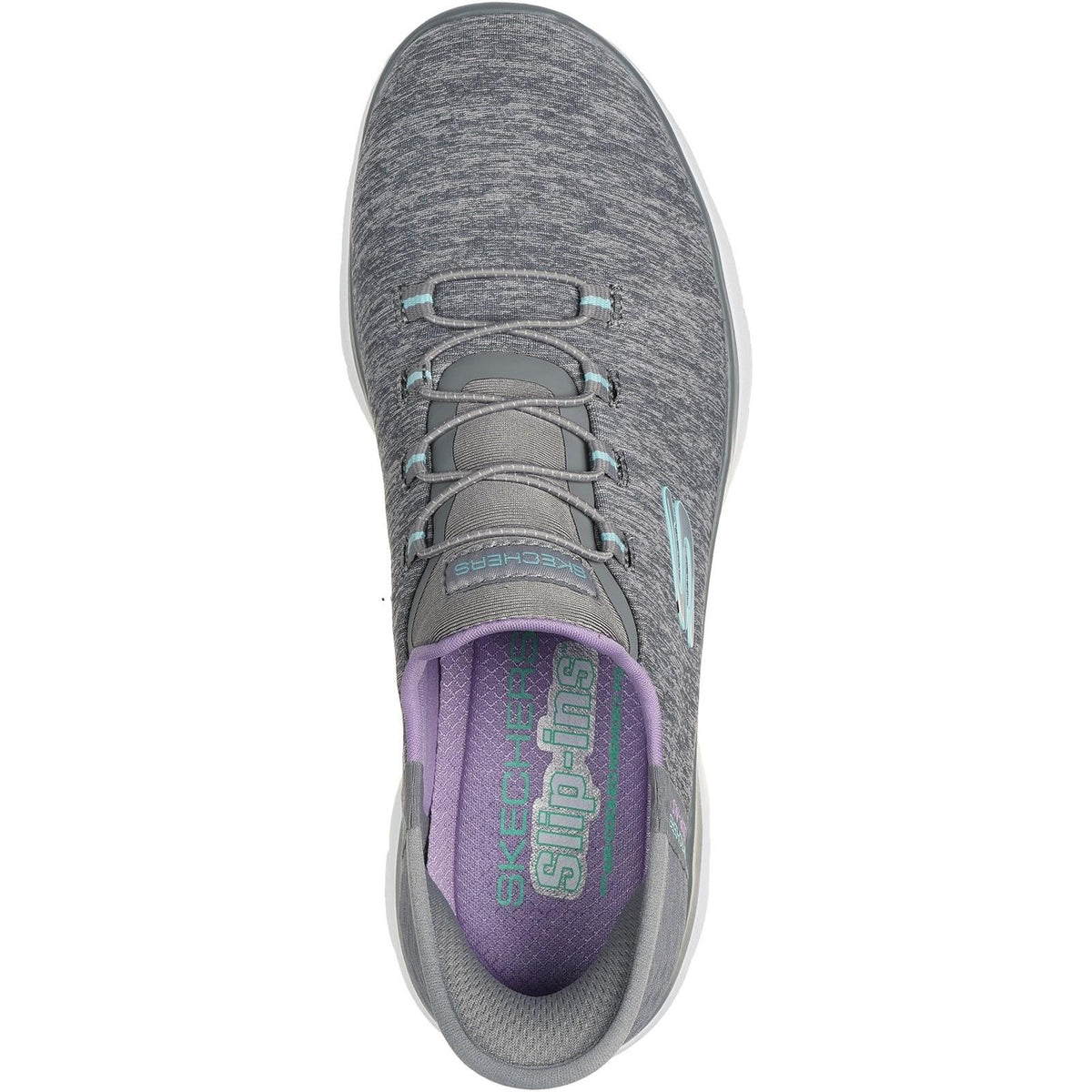 Women's Wide Fit Skechers 149937 Slip-ins Summits Dazzling Sneakers