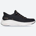 Women's Wide Fit Skechers 150413 Slip-ins Contour Foam Cozy Fit Golden Hour Sneakers