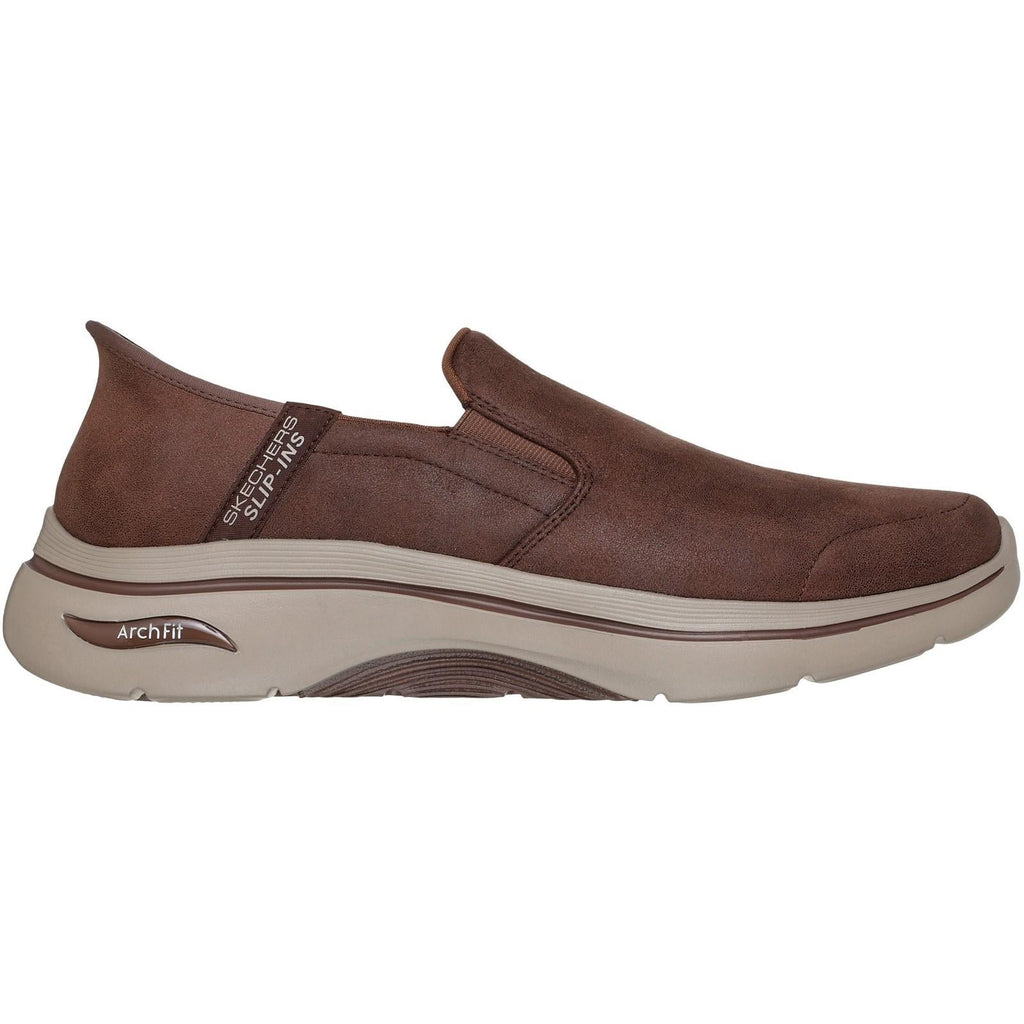 Men's Wide Fit Skechers 216813 Slip-ins Go Walk Arch Fit 2.0 Quest Sneakers