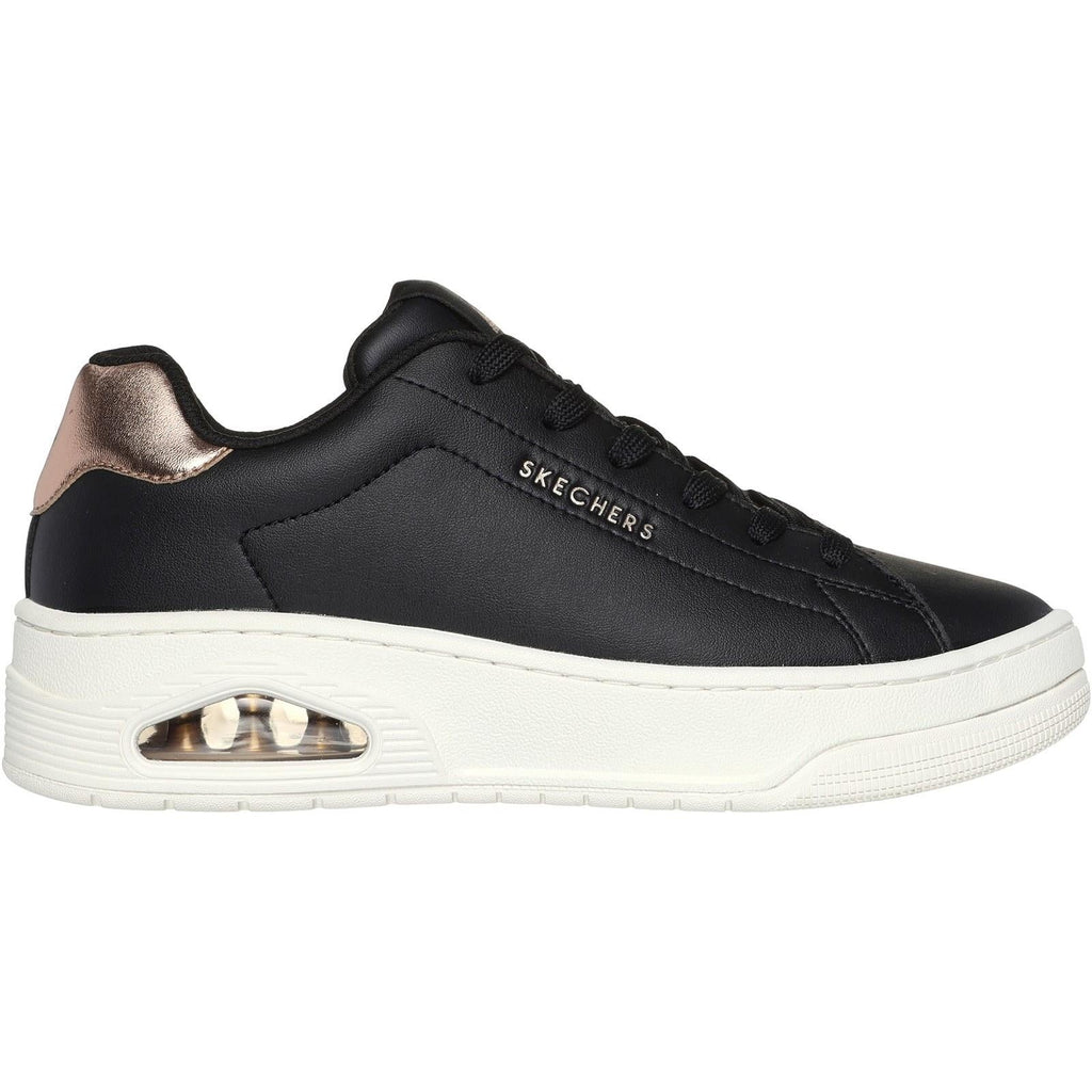 Women's Wide Fit Skechers 177700 Uno Court Courted Air Sneakers