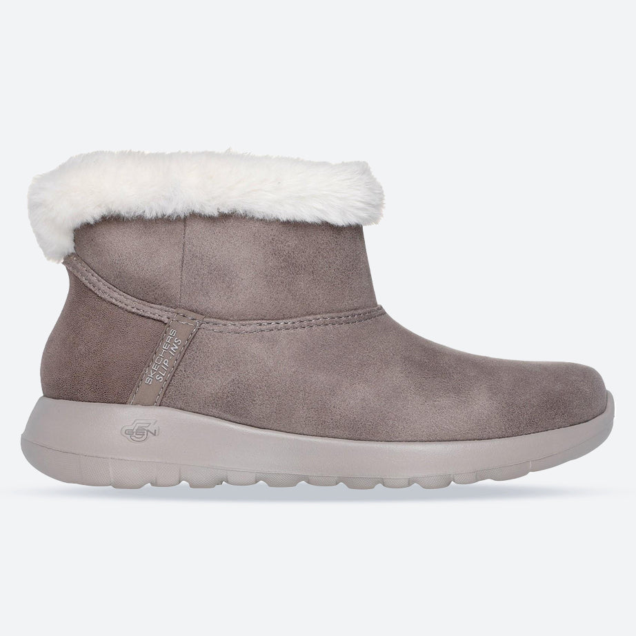 Women's Wide Fit Skechers 144800 Slip-ins On The Go Joy Cozy Dream Boots