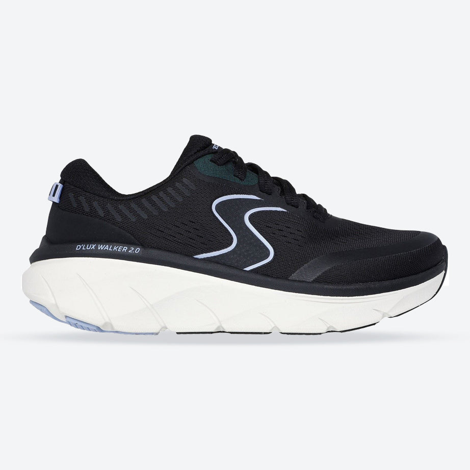 Women's Wide Fit Skechers 150007 D'lux Walker 2.0 Active Pace Sneakers