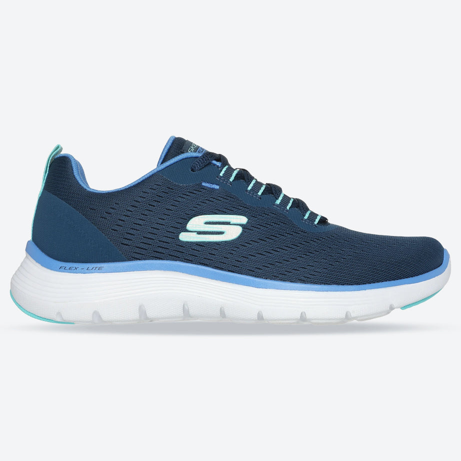 Women's Wide Fit Skechers 150201W Flex Appeal 5.0 New Path Sneakers