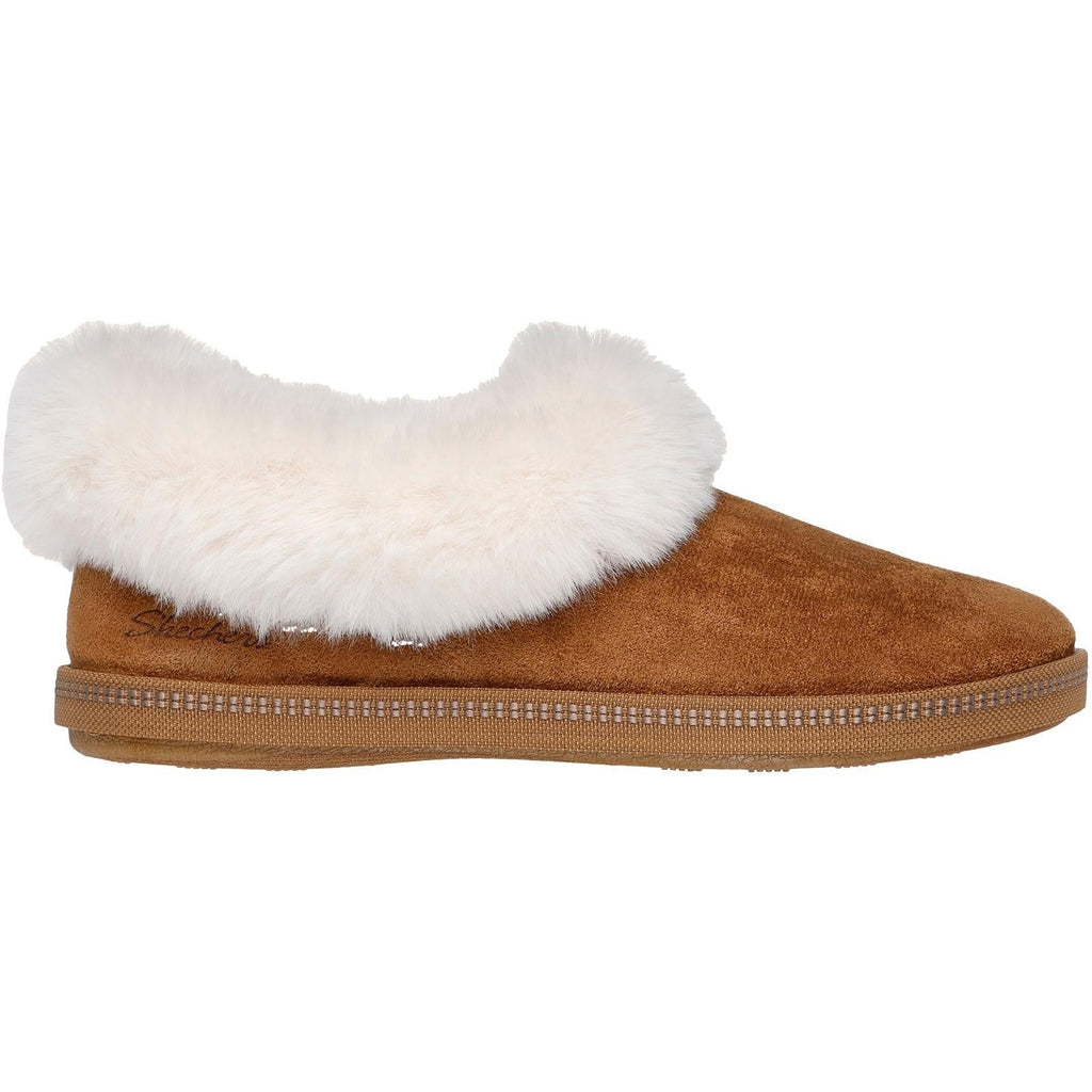 Women's Wide Fit Skechers 169012 Cozy Campfire Winter Nights Slippers