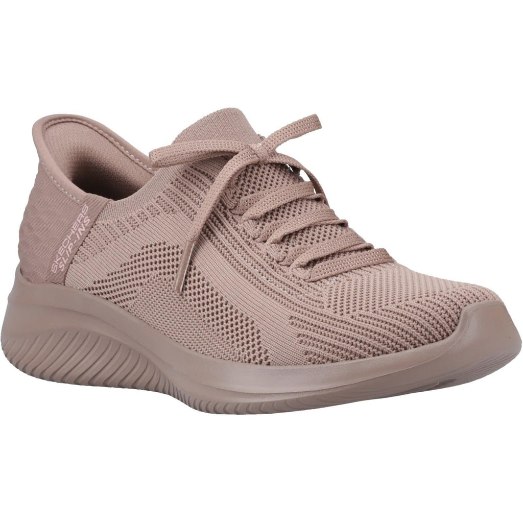 Women's Wide Fit Skechers 150447 Slip-ins Ultra Flex 3.0 Pure Color Sneakers