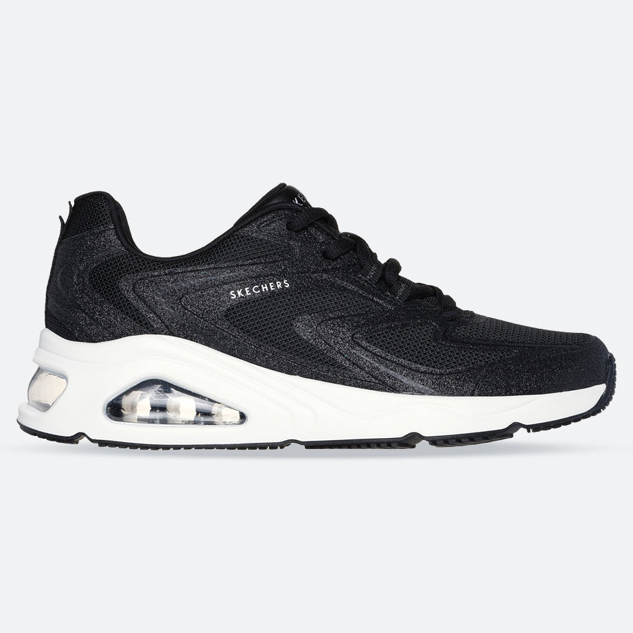 Women's Wide Fit Skechers 177411 Tres-Air Uno Glit Airy Sneakers