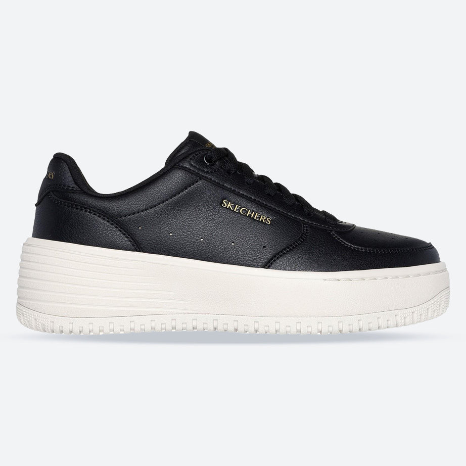 Women's Wide Fit Skechers 185110 Court Classics Grand 92 Be Lifted Sneakers