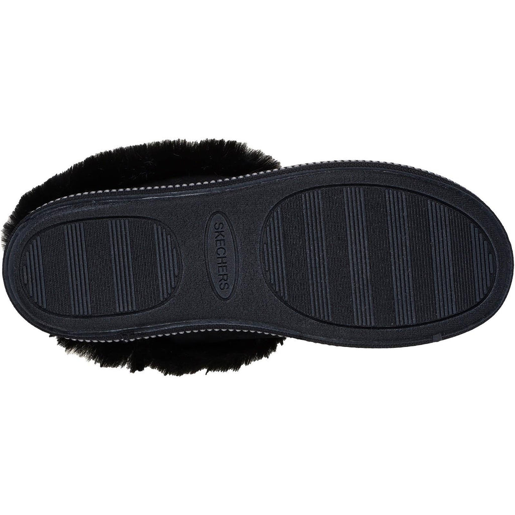 Women's Wide Fit Skechers 169012 Cozy Campfire Winter Nights Slippers