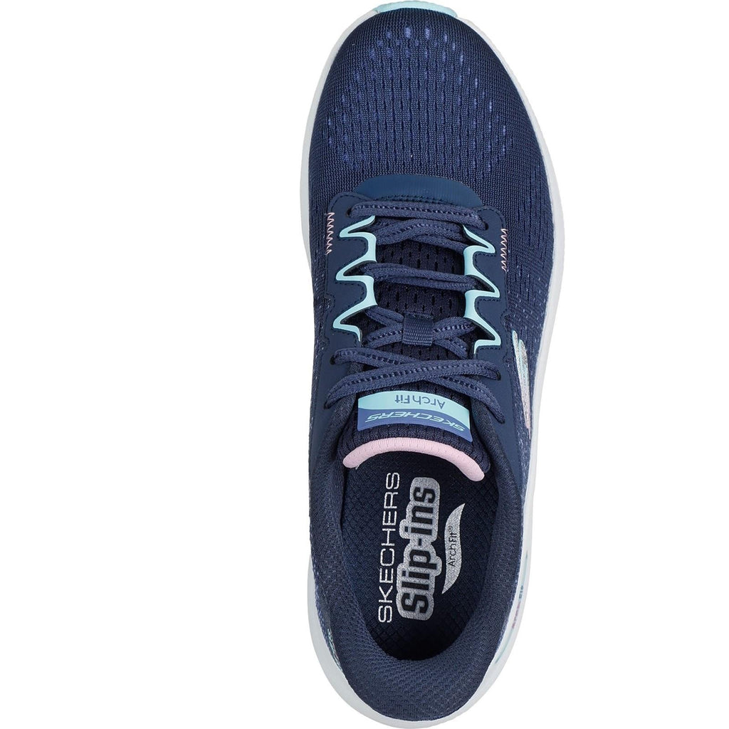 Women's Wide Fit Skechers 150333 Slip-ins Arch Fit 2.0 Fresh Space Sneakers