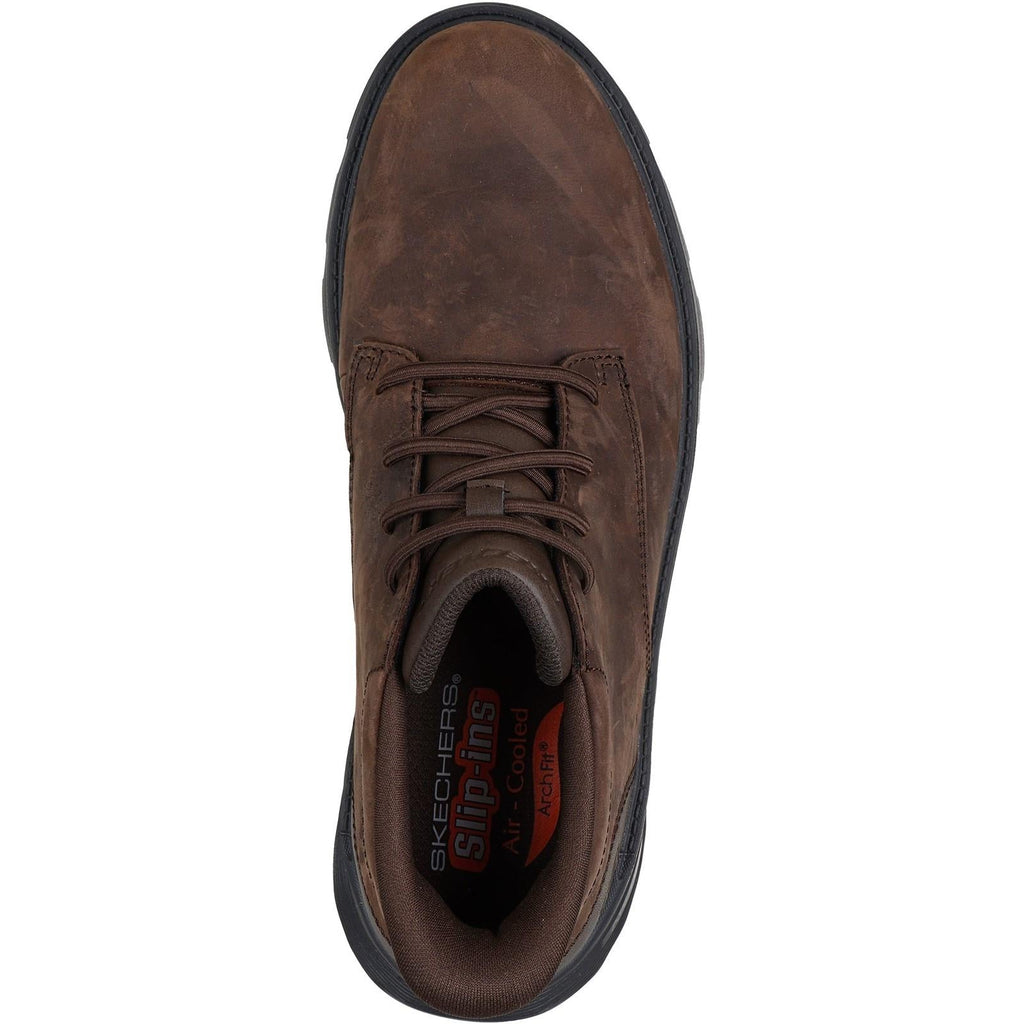 Men's Relaxed Fit Skechers 205514 Slip-ins Arch Fit Garza Ridley Boots