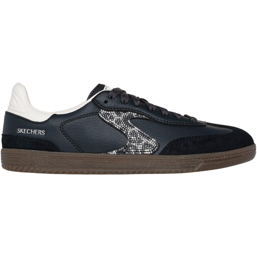Women's Wide Fit Skechers 185239 Hotshot Shimmering Spots Sneakers