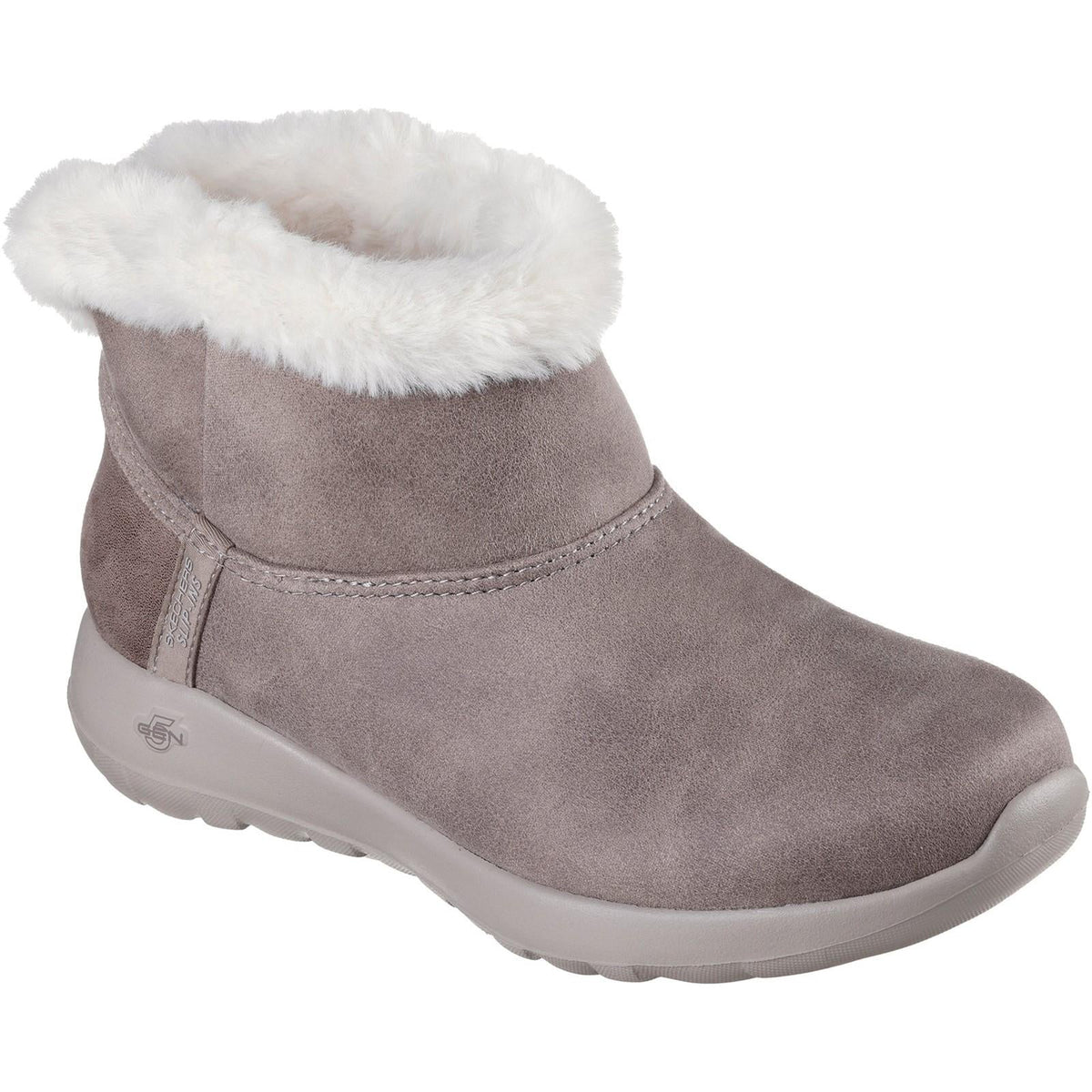Women's Wide Fit Skechers 144800 Slip-ins On The Go Joy Cozy Dream Boots