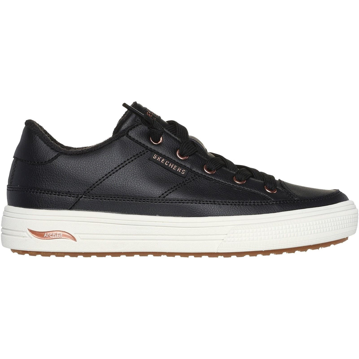 Women's Wide Fit Skechers 177189 Arch Fit Arcade On My Way Sneakers