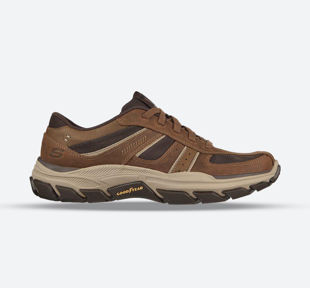 Men's Wide Fit Skechers 204330 Respected Edgemere Walking Sneakers