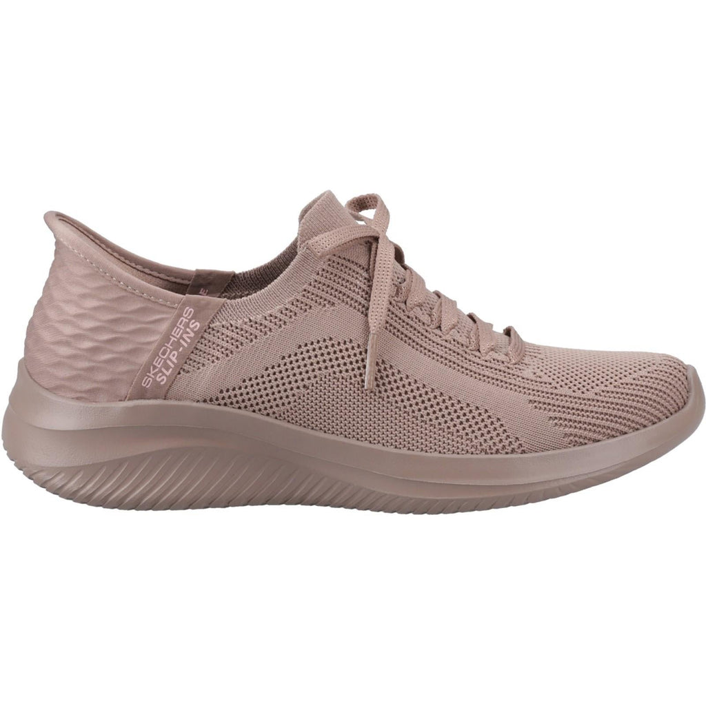 Women's Wide Fit Skechers 150447 Slip-ins Ultra Flex 3.0 Pure Color Sneakers