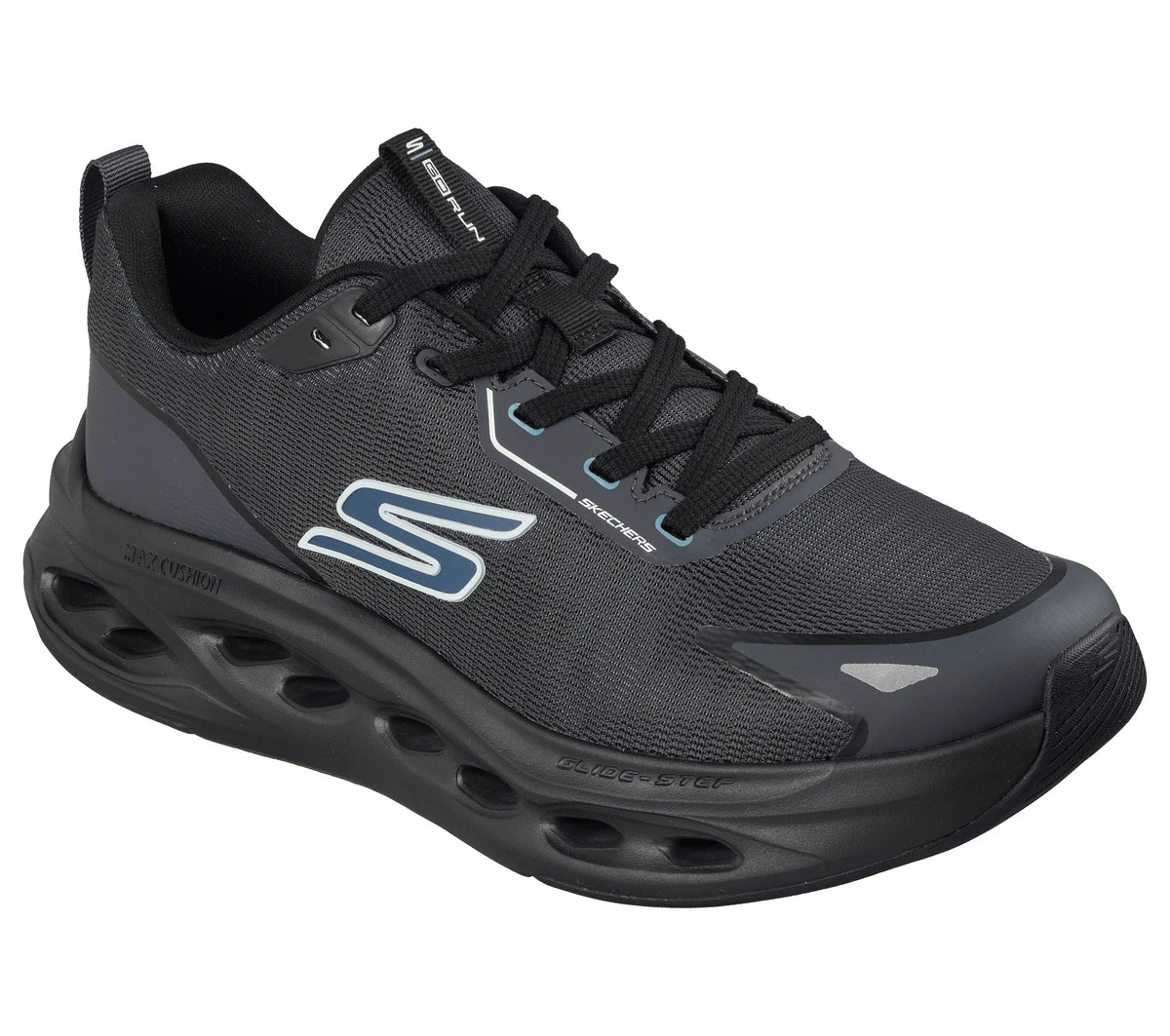 Men's Wide Fit Skechers 220417 Max Cushioning Glide Step Tukker Lace Up Sneakers