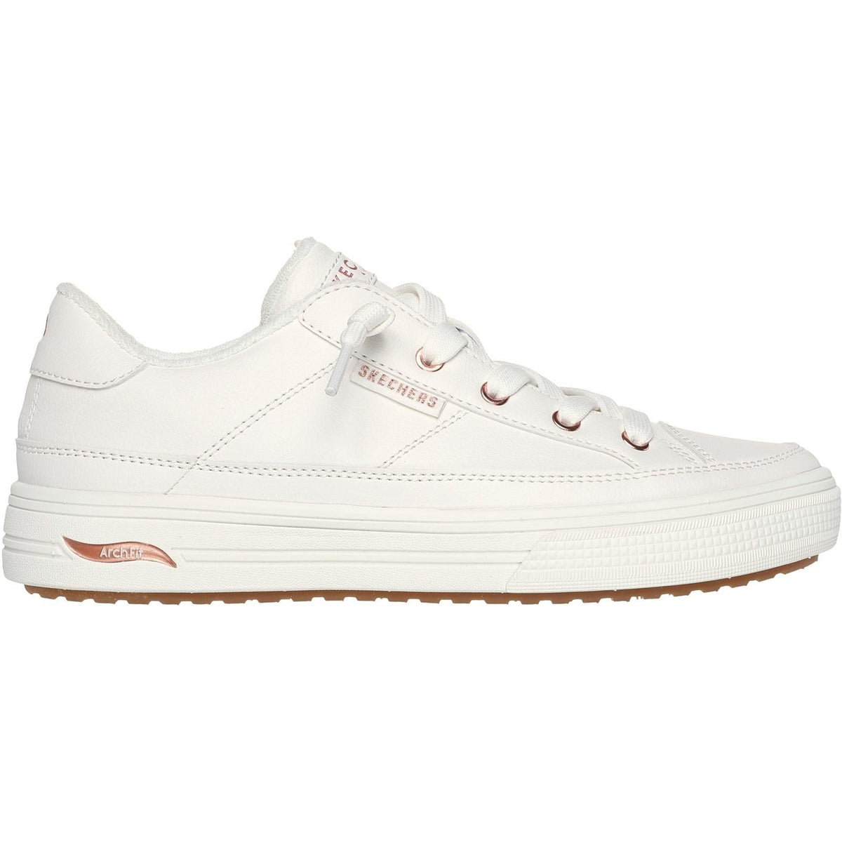 Women's Wide Fit Skechers 177189 Arch Fit Arcade On My Way Sneakers