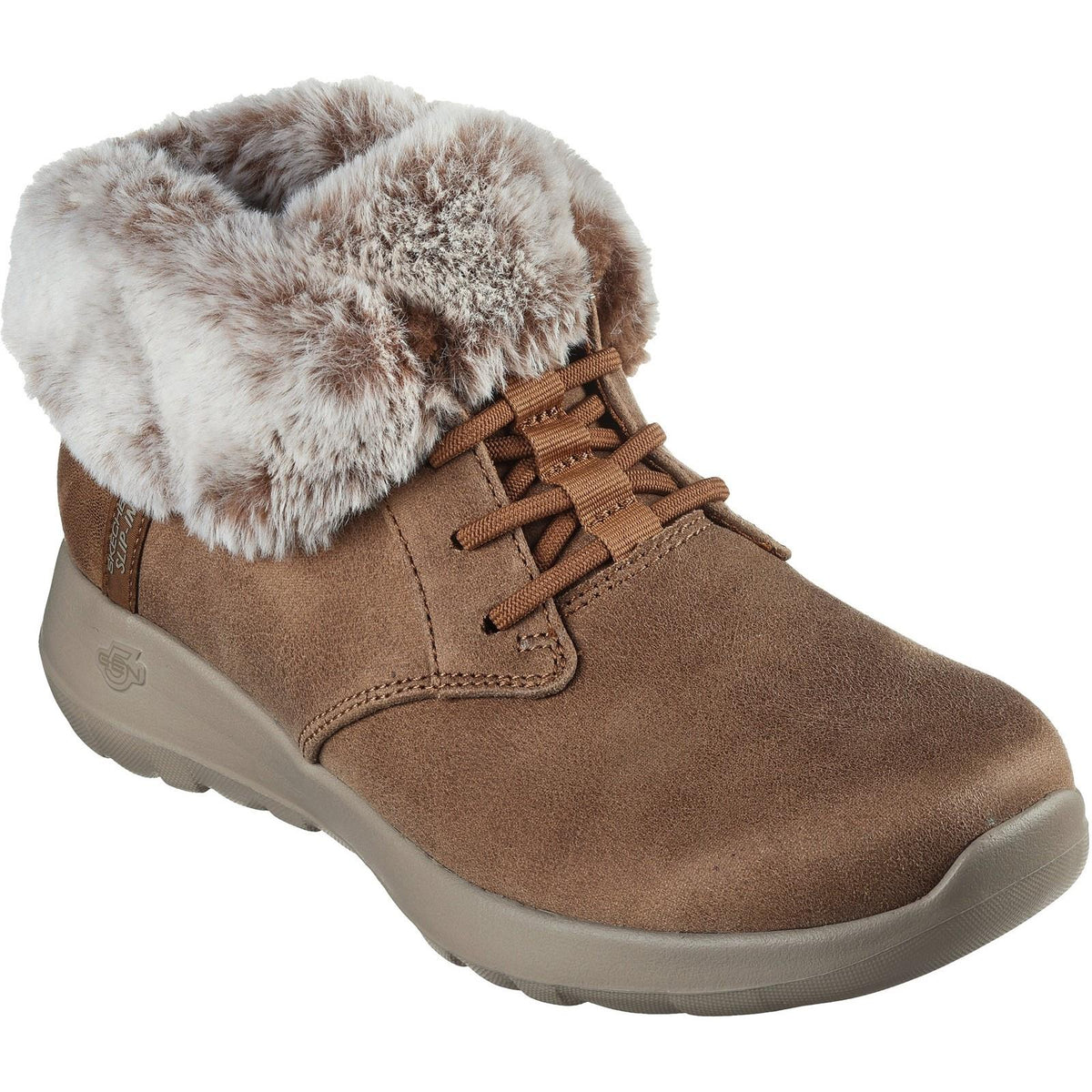 Women's Wide Fit Skechers 144803 Slip-ins On The Go Joy Cozy Charm Boots