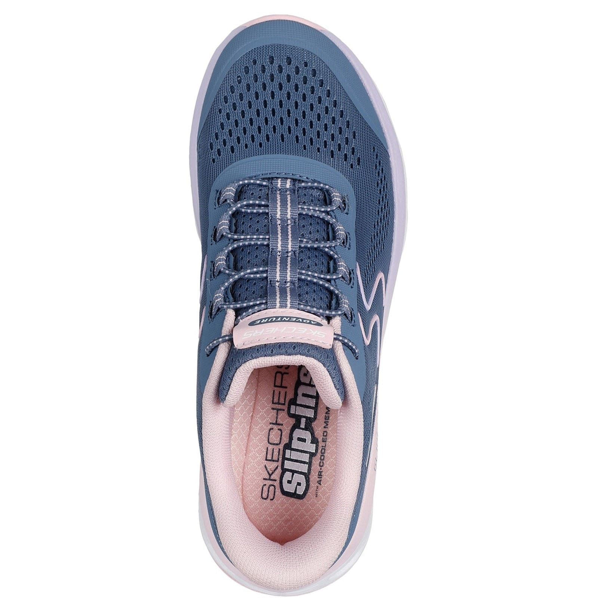 Women's Wide Fit Skechers 180272 Slip-ins Glide Step Sole Sneakers