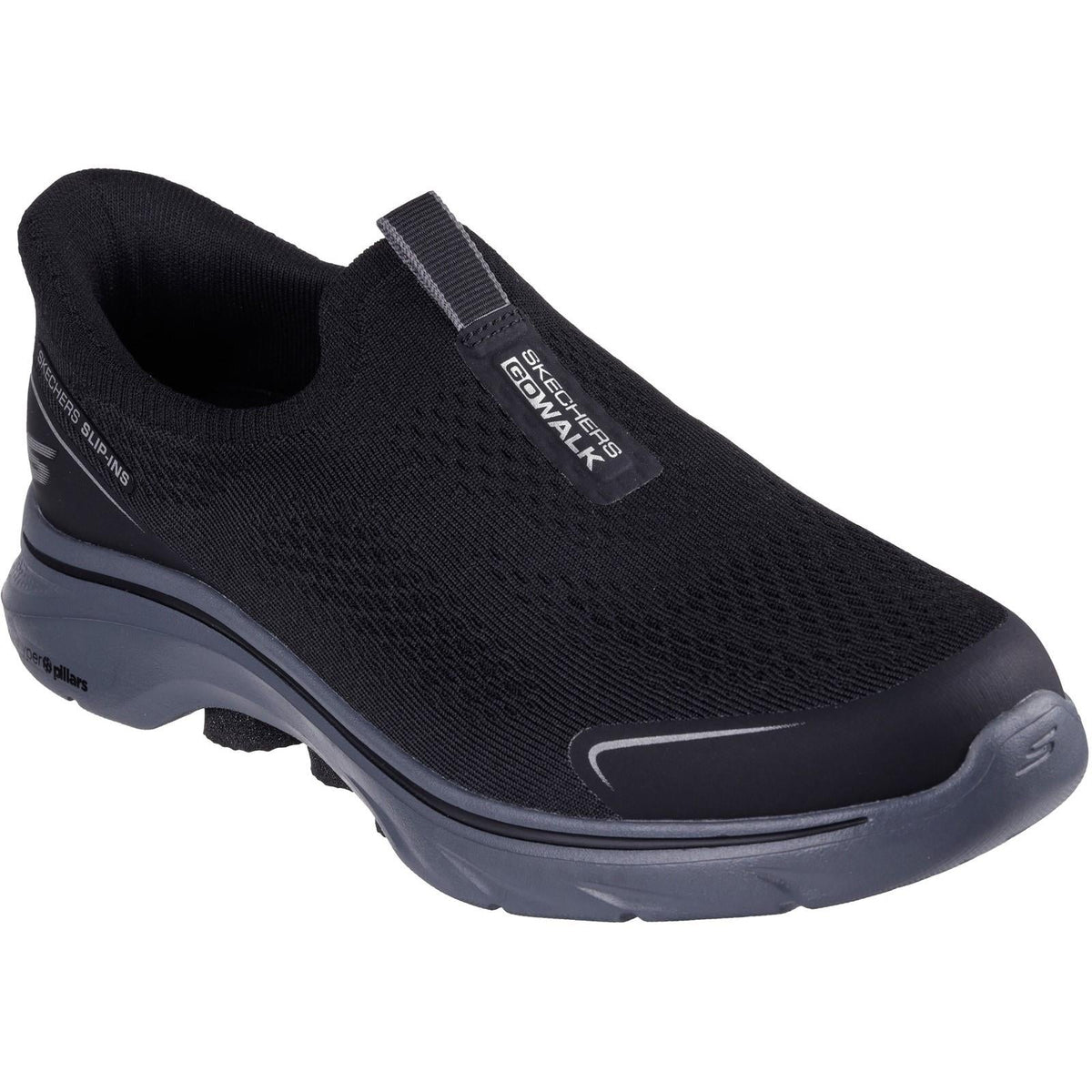 Men's Wide Fit Skechers 216553 Slip-ins Go Walk 7 Easy On Evolution Sneakers