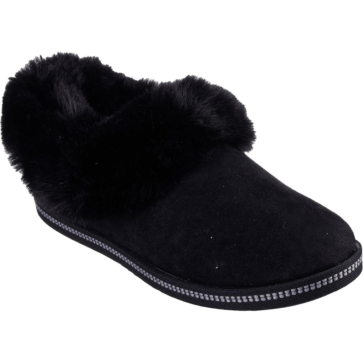 Women's Wide Fit Skechers 169012 Cozy Campfire Winter Nights Slippers