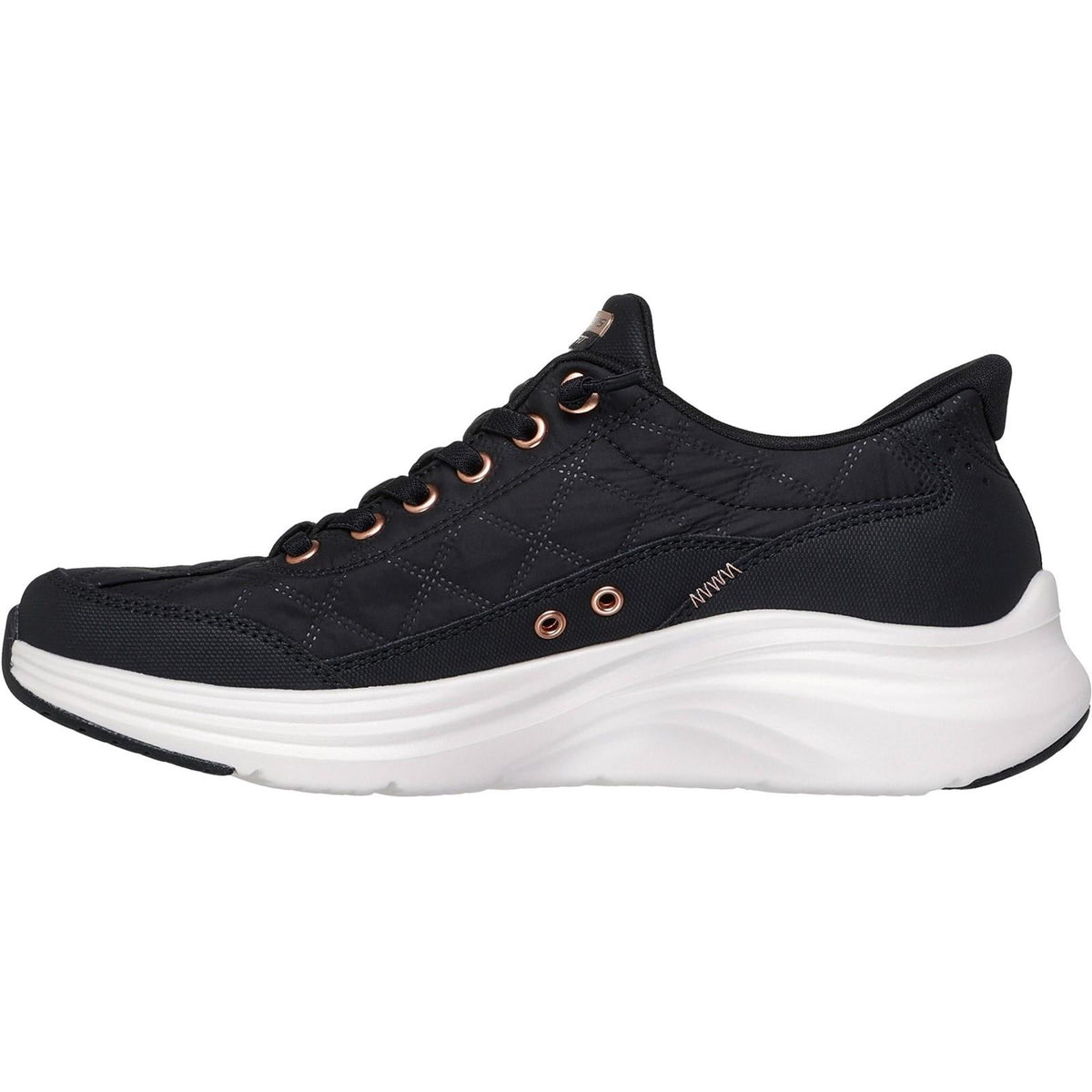 Women's Wide Fit Skechers 150413 Slip-ins Contour Foam Cozy Fit Golden Hour Sneakers
