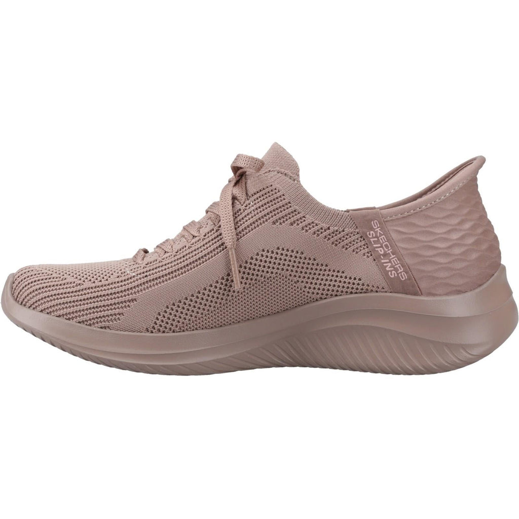 Women's Wide Fit Skechers 150447 Slip-ins Ultra Flex 3.0 Pure Color Sneakers