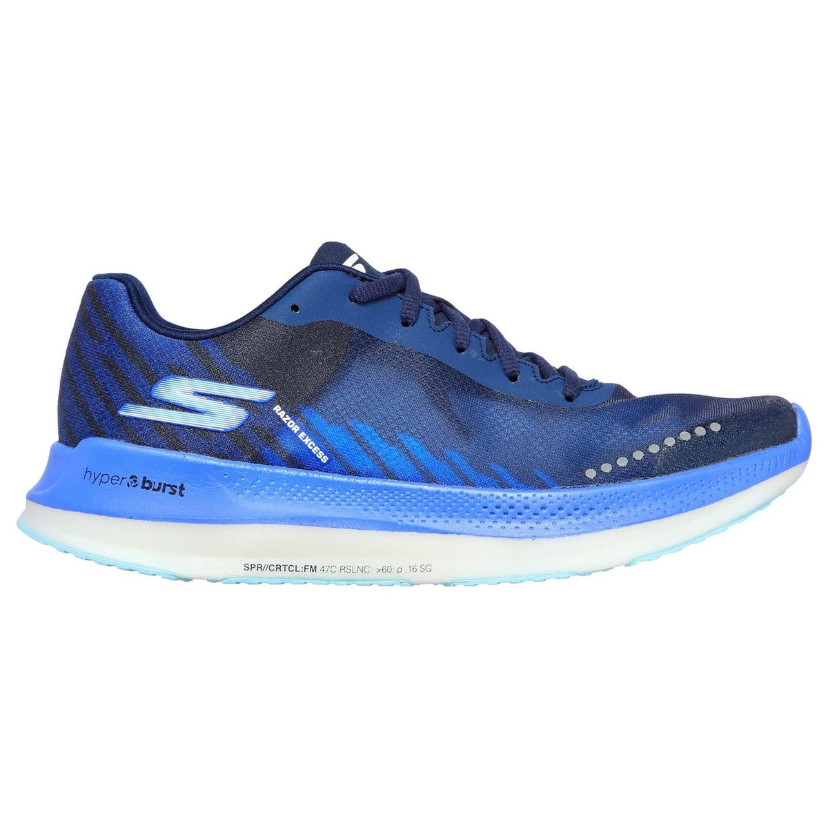 Women's Wide Fit Skechers 172004 Go Run Razor Excess Sports Sneaker