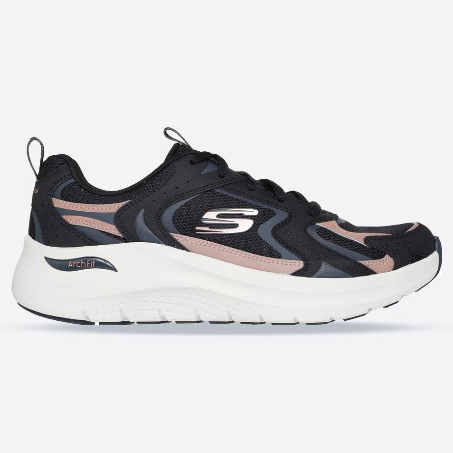 Women's Wide Fit Skechers 150332 Arch Fit 2.0 Vintage Luxe Sneakers