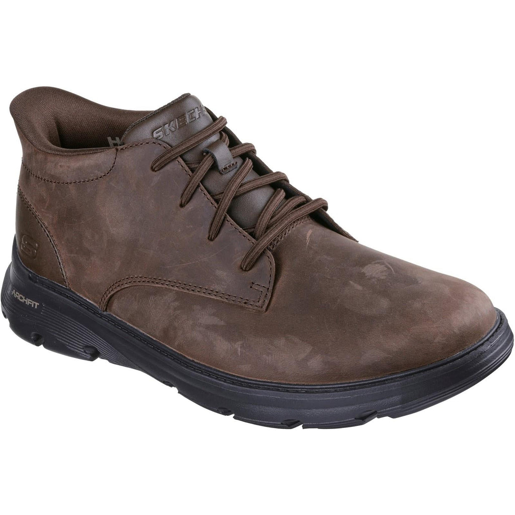 Men's Relaxed Fit Skechers 205514 Slip-ins Arch Fit Garza Ridley Boots