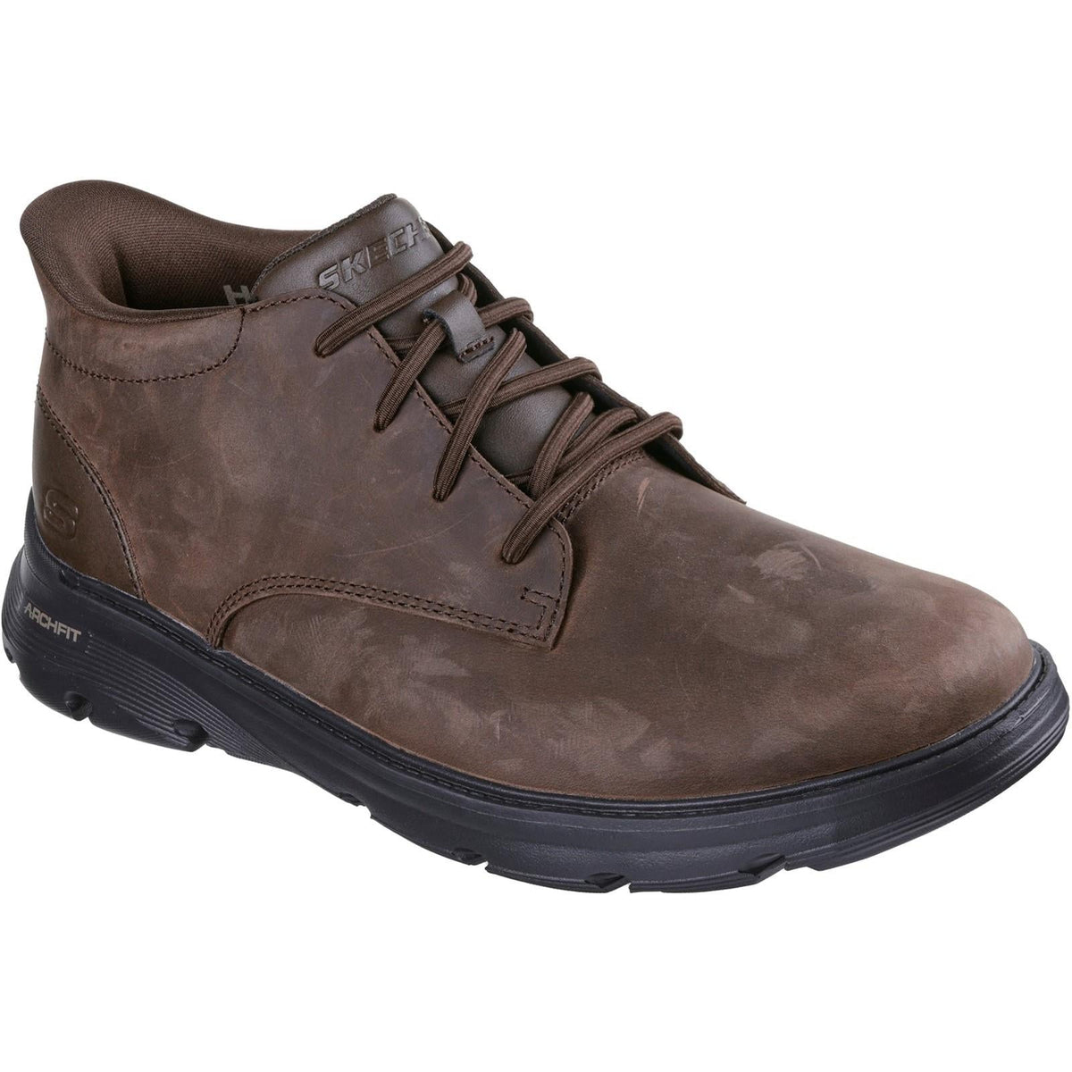 Men's Relaxed Fit Skechers 205514 Slip-ins Arch Fit Garza Ridley Boots