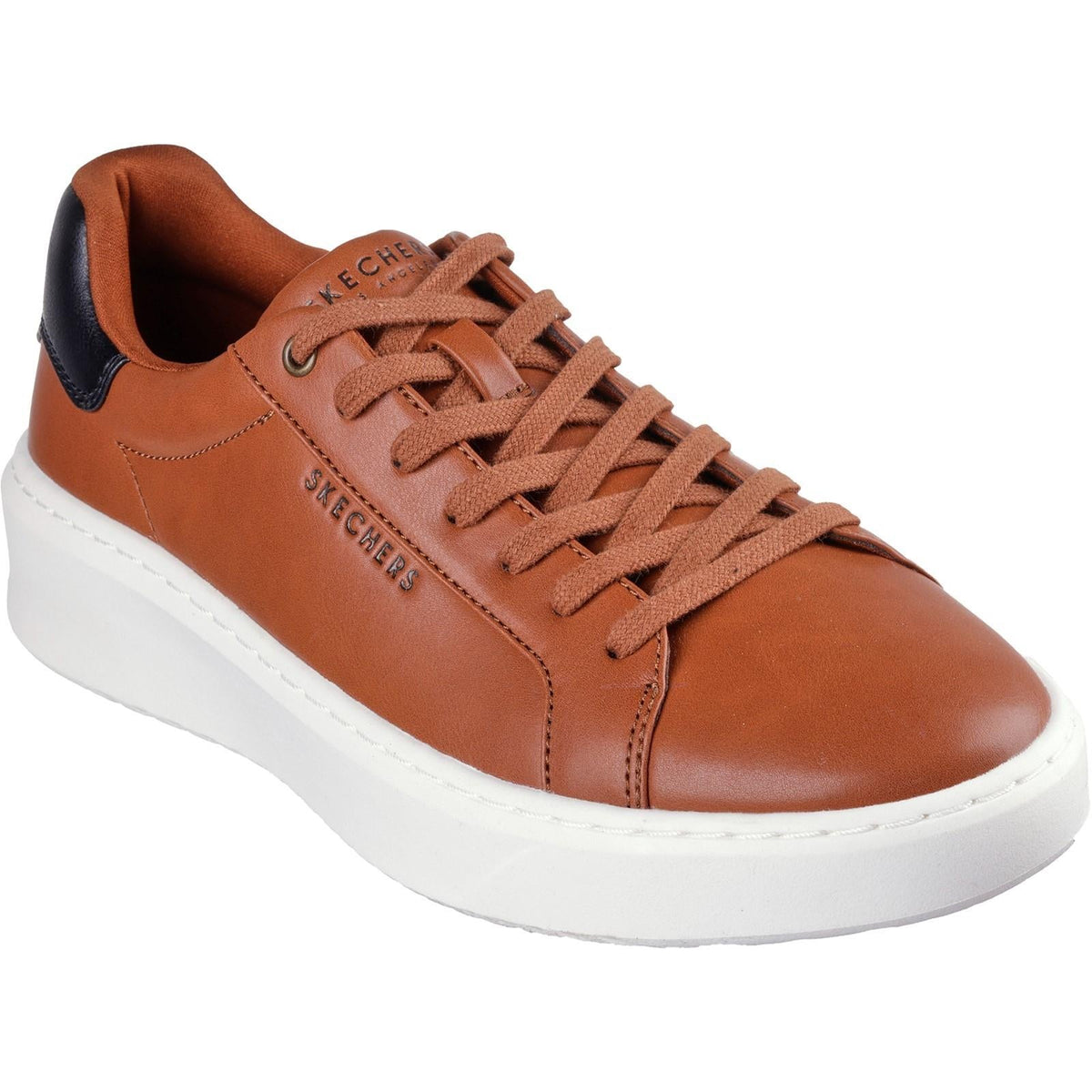Women's Wide Fit Skechers 183175 Court Break Suit Sneakers