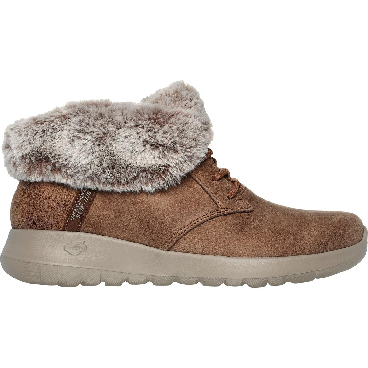 Women's Wide Fit Skechers 144803 Slip-ins On The Go Joy Cozy Charm Boots