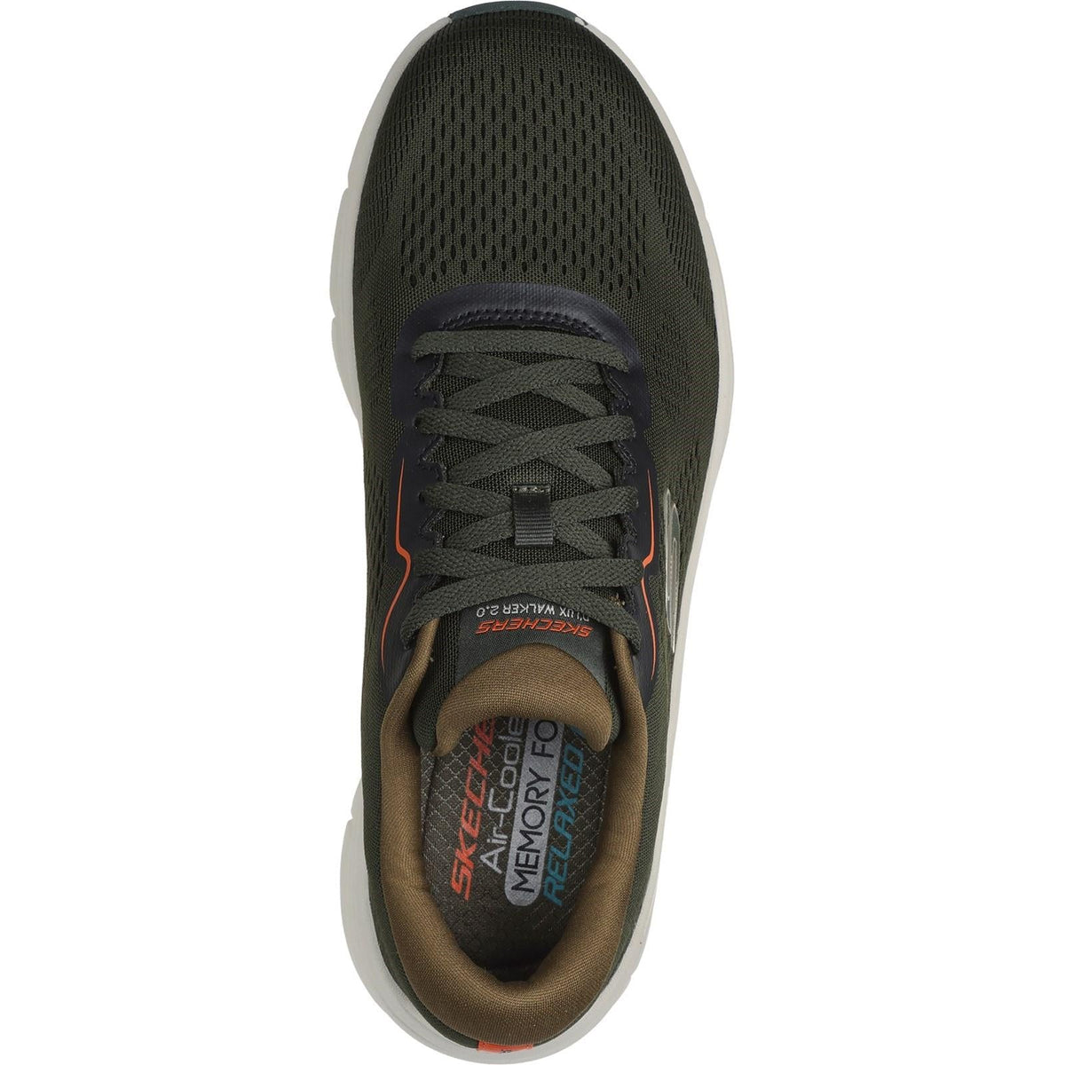 Men's Wide Fit Skechers 232714 D'lux Walker 2.0 Swave Sneakers