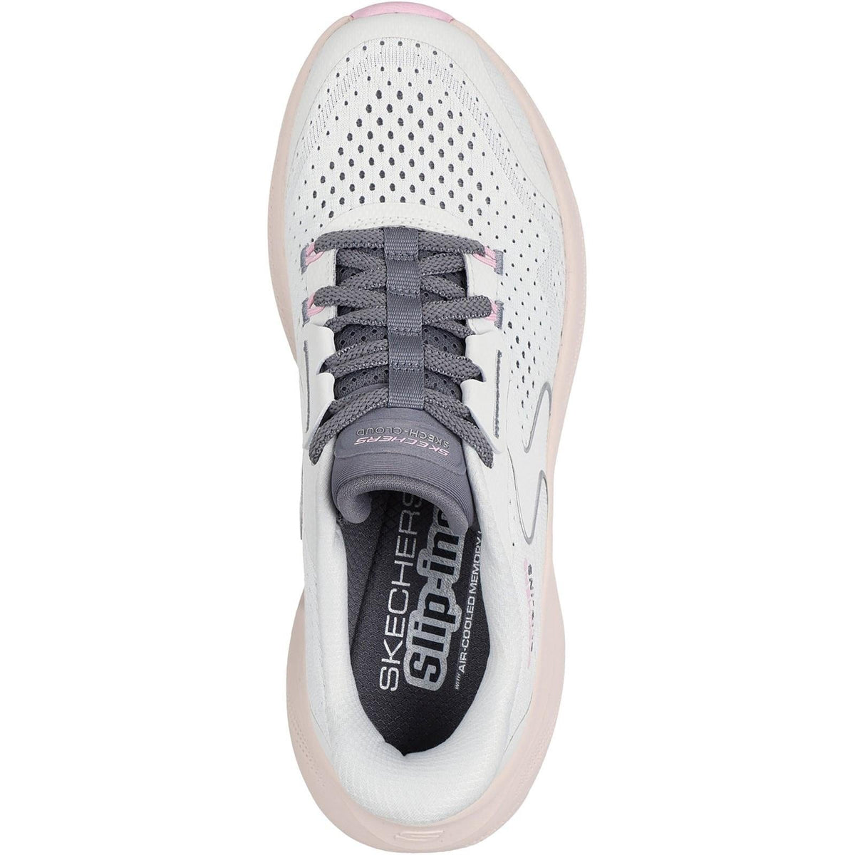 Women's Wide Fit Skechers 150565 Slip-ins Skech Cloud Plush Horizon Sneakers