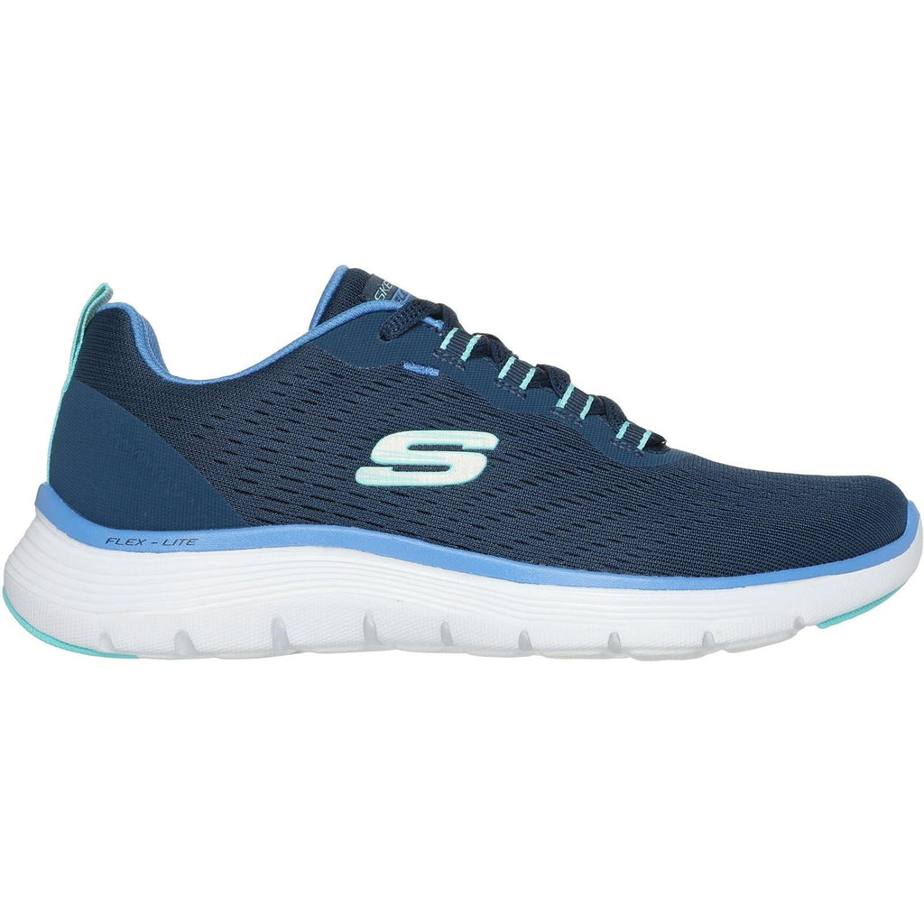 Women's Wide Fit Skechers 150201 Flex Appeal 5.0 New Path Sneaker