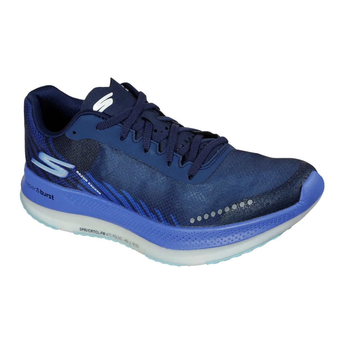 Women's Wide Fit Skechers 172004 Go Run Razor Excess Sports Sneaker