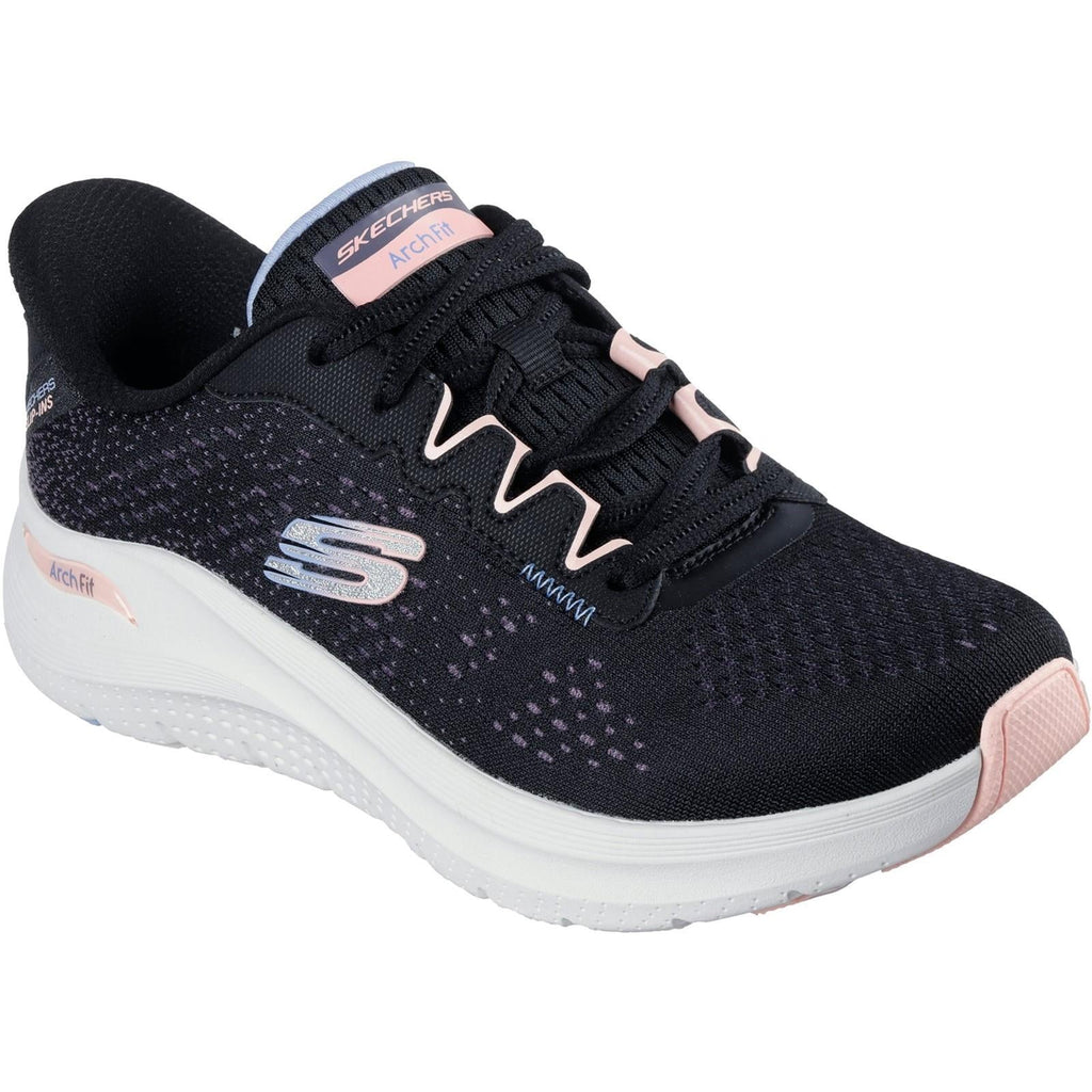 Women's Wide Fit Skechers 150333 Slip-ins Arch Fit 2.0 Fresh Space Sneakers