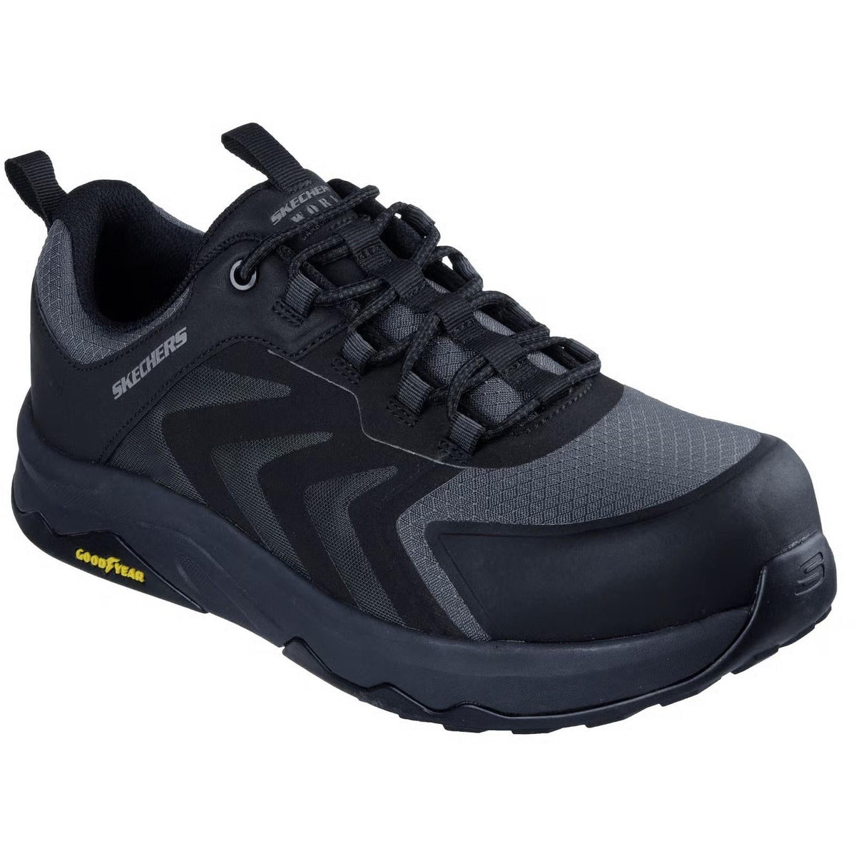 Men's Wide Fit Skechers 200255EC Work Safety Speed Flex Trekker Sneakers