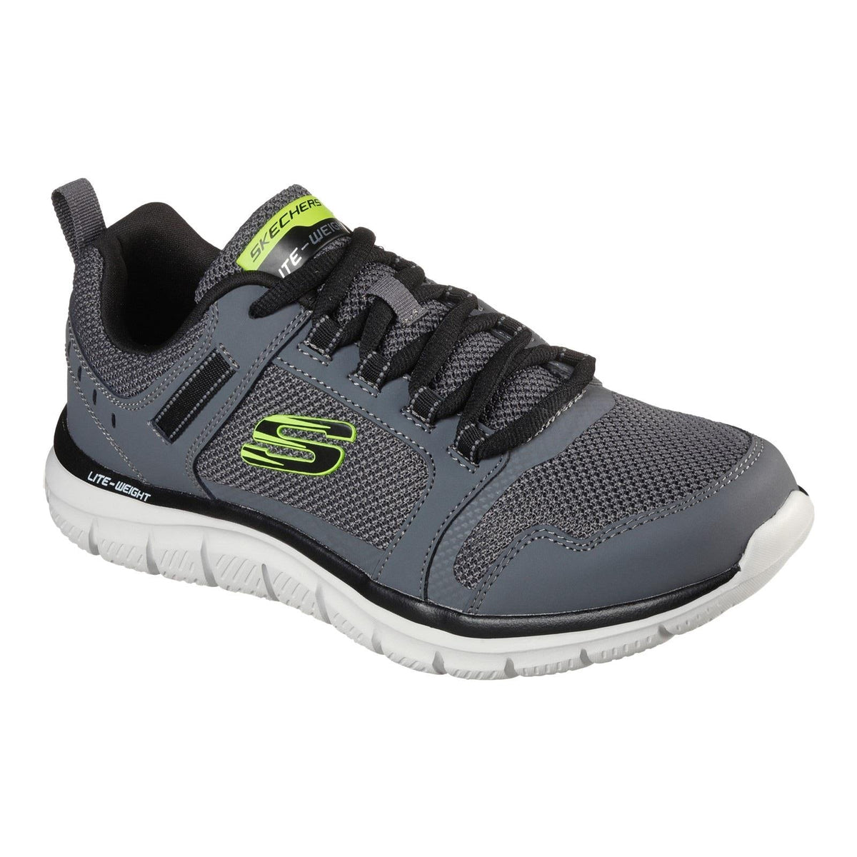 Men's Wide Fit Skechers 232001 Track Knockhill Sneakers