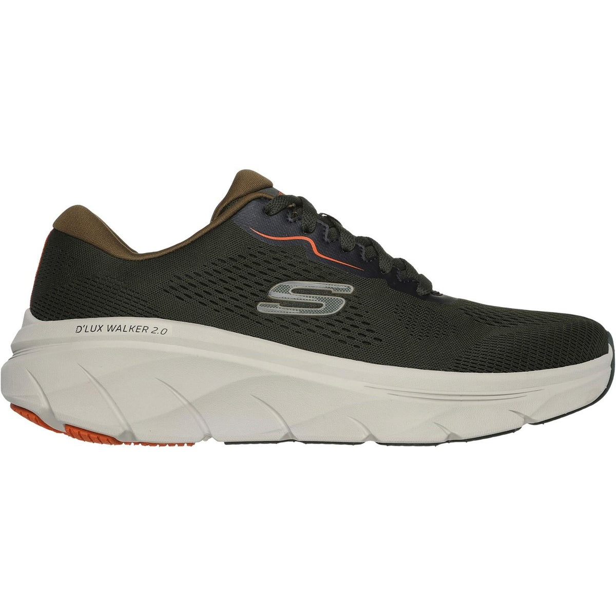 Men's Wide Fit Skechers 232714 D'lux Walker 2.0 Swave Sneakers