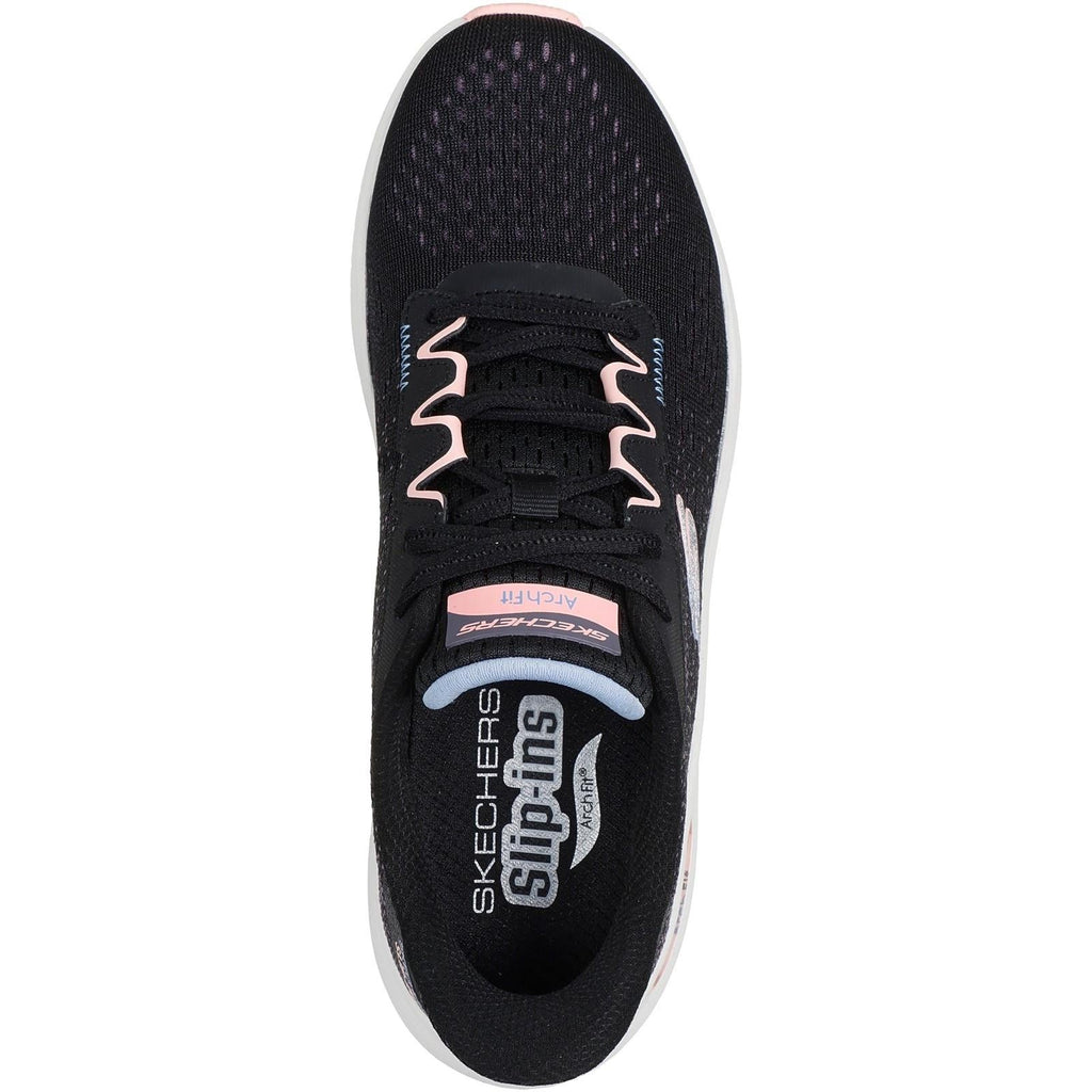 Women's Wide Fit Skechers 150333 Slip-ins Arch Fit 2.0 Fresh Space Sneakers