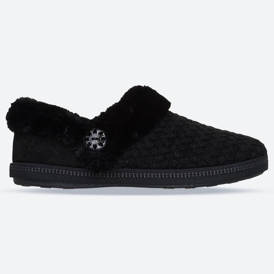 Women's Wide Fit Skechers 169041 Cozy Campfire Frosty Promise Slippers