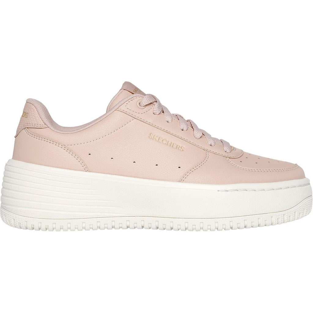 Women's Wide Fit Skechers 185110 Court Classics Grand 92 Be Lifted Sneakers