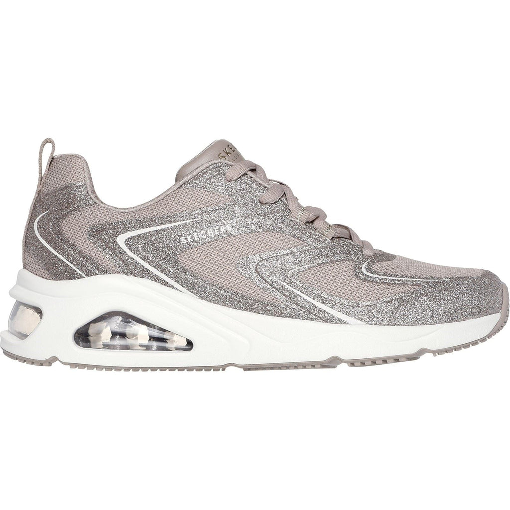 Women's Wide Fit Skechers 177411 Tres-Air Uno Glit Airy Sneakers