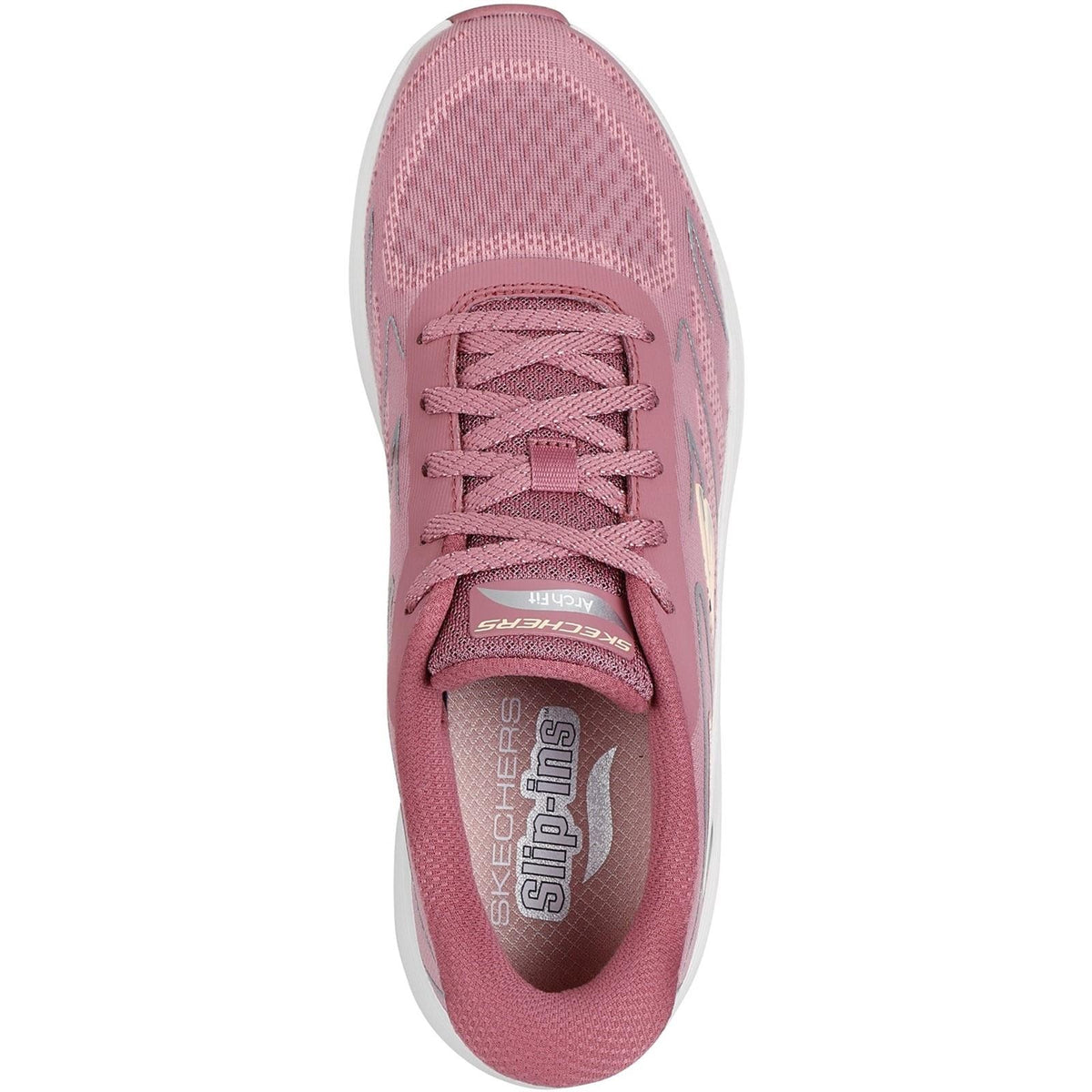 Women's Wide Fit Skechers 150328 Slip-ins Arch Fit 2.0 Sleek Stride Sneakers