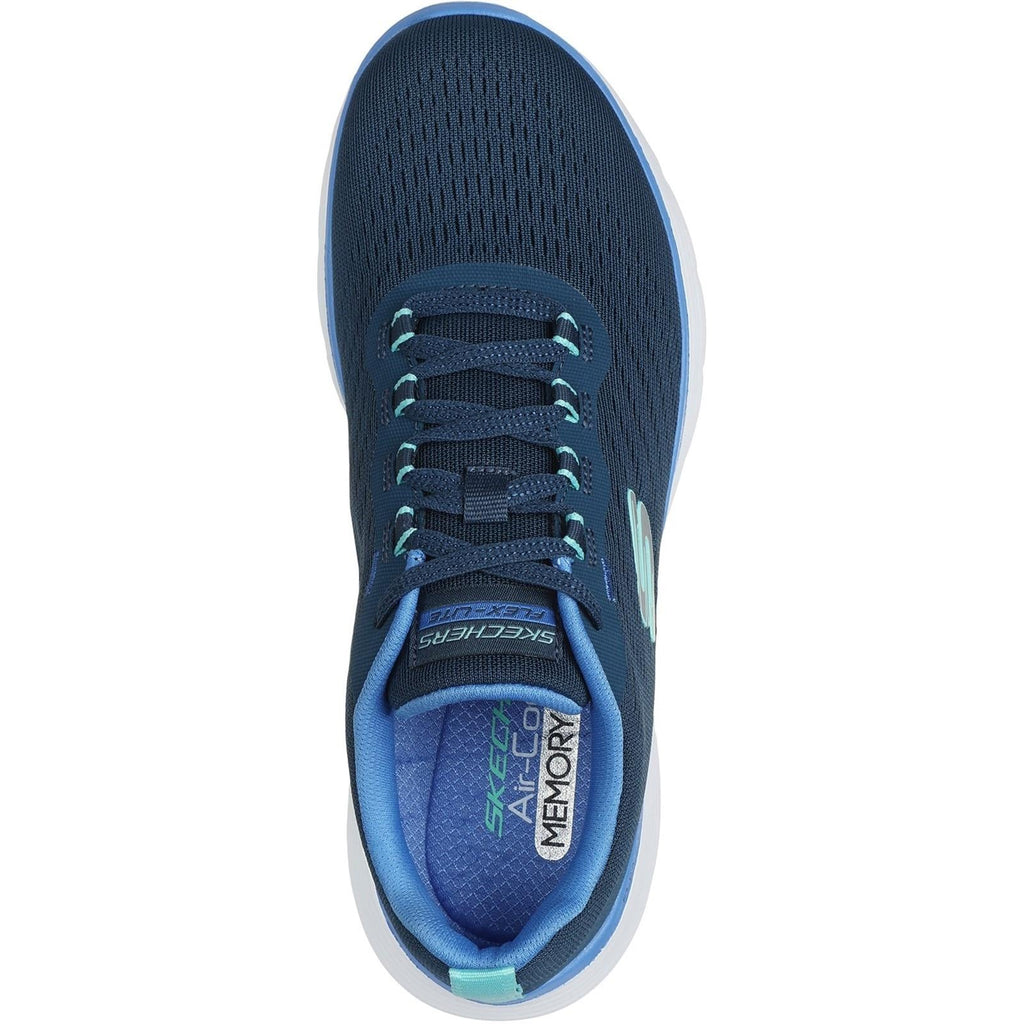 Women's Wide Fit Skechers 150201 Flex Appeal 5.0 New Path Sneaker