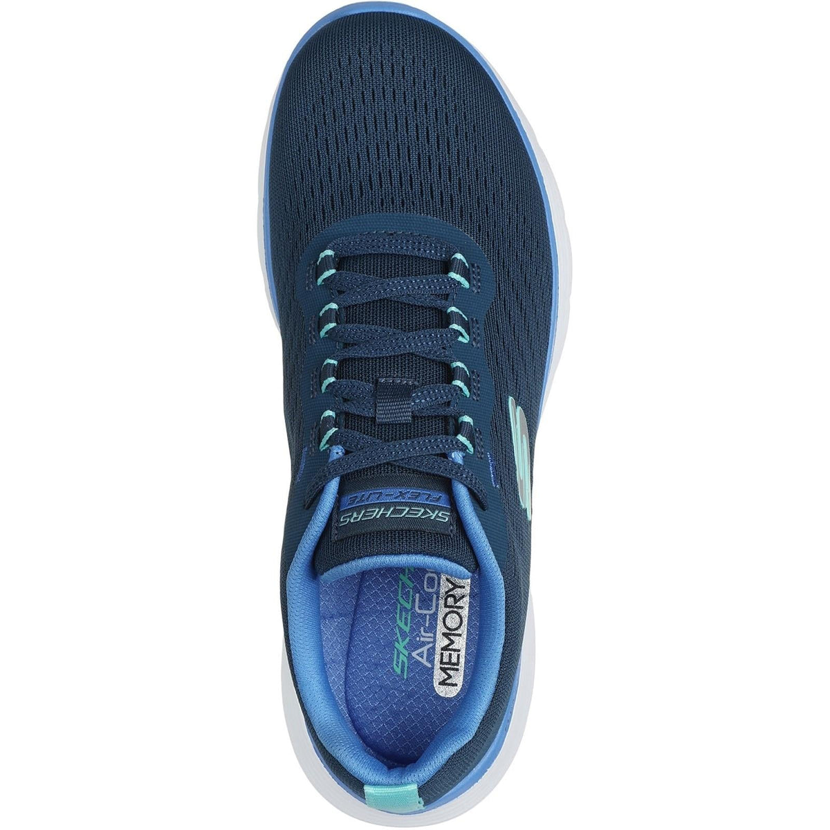 Women's Wide Fit Skechers 150201 Flex Appeal 5.0 New Path Sneaker