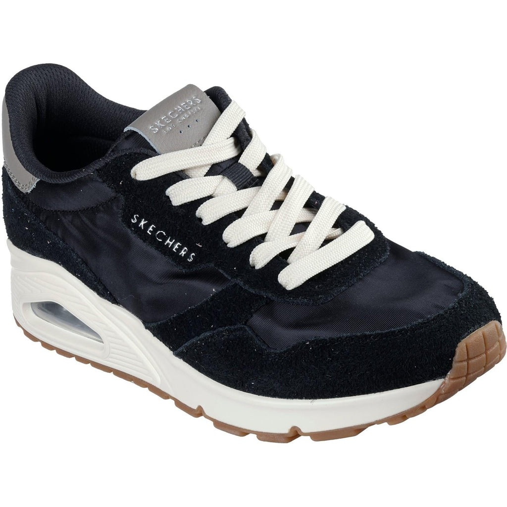 Women's Wide Fit Skechers 177857 Uno Vintage Dayz Sneakers